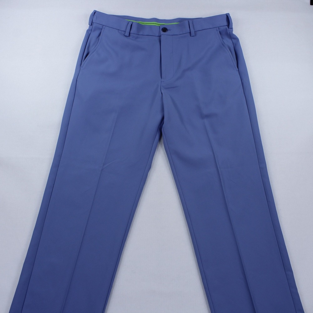 IZOD Men's Slim Fit Golf Pants – Blue 36x32
